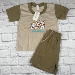 K2-1004 Boys t-shirt and shorts set sz M